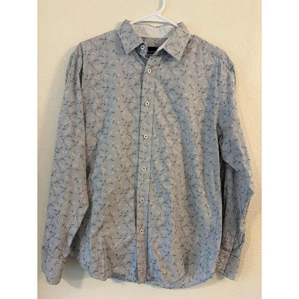 Men’s Button Down Shirt Lot Banana Republic Gray Dress Shirts Bundle Size small